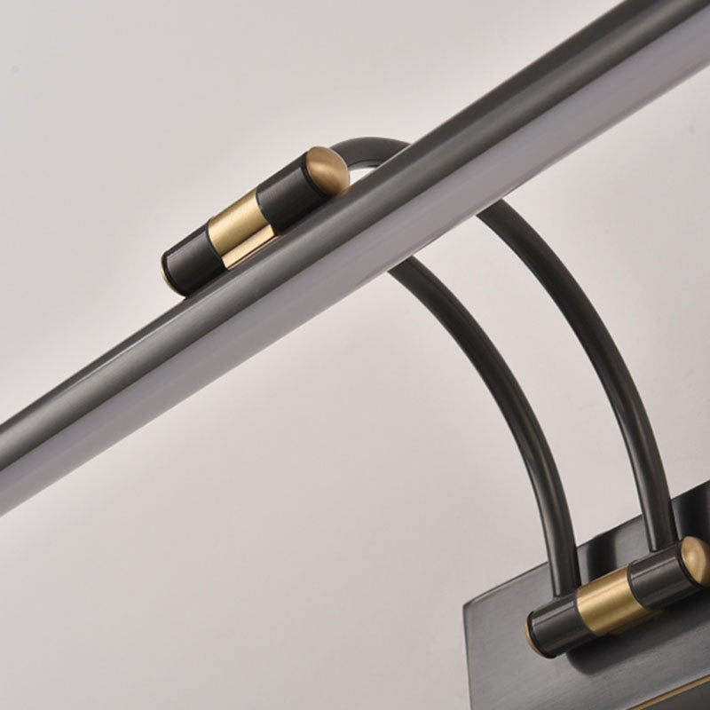 Vanité de vanité linéaire Lumière postmoderne à 1 lumière Appiculture murale pour salle de bain