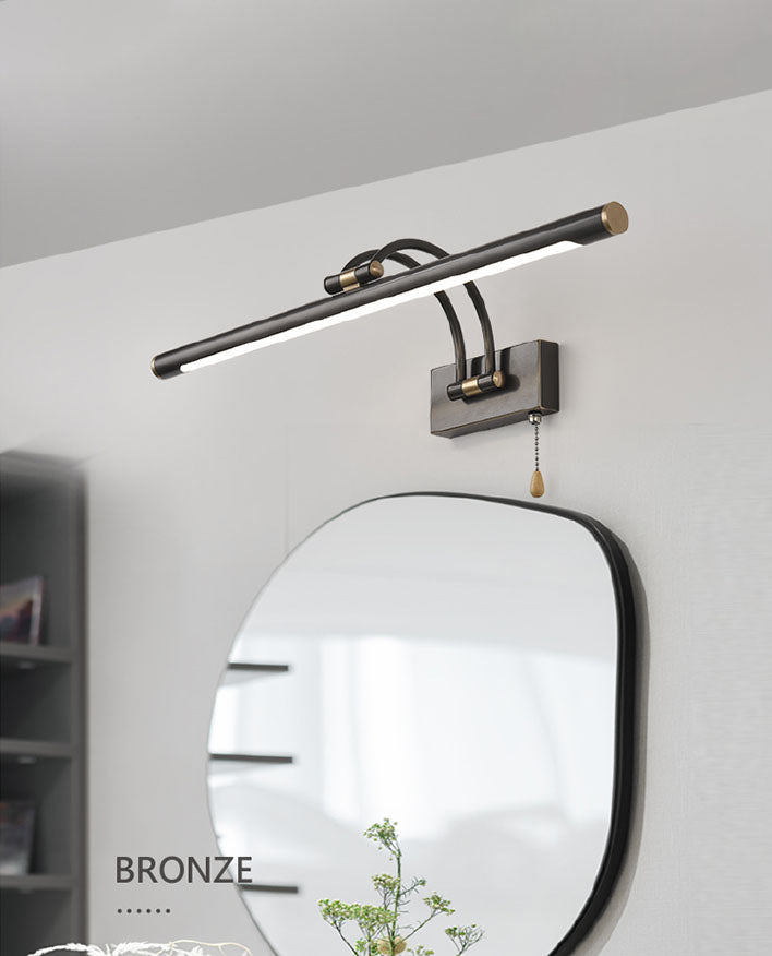 Vanité de vanité linéaire Lumière postmoderne à 1 lumière Appiculture murale pour salle de bain