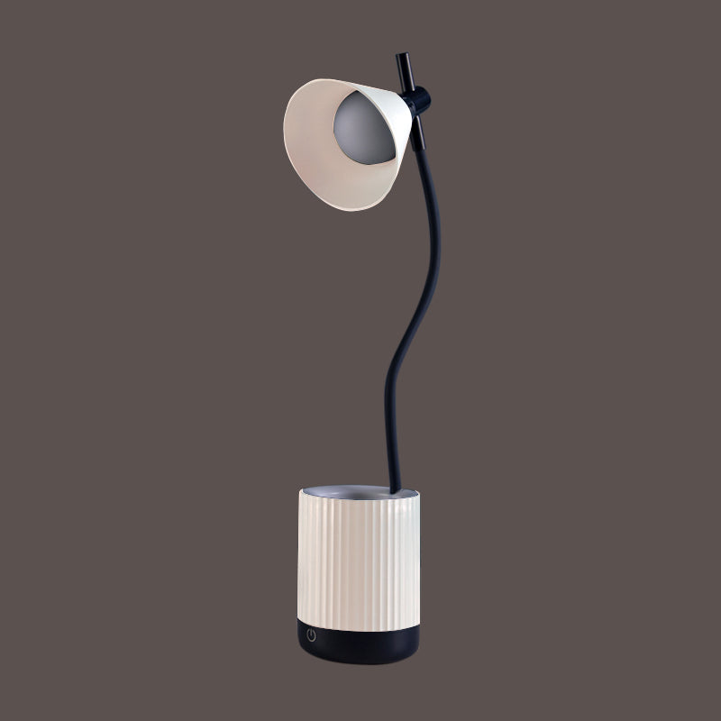Lampada a LED LED LED a LED flessibile Macaron Plastic Kids Room Room Light con ombra e supporto per penna