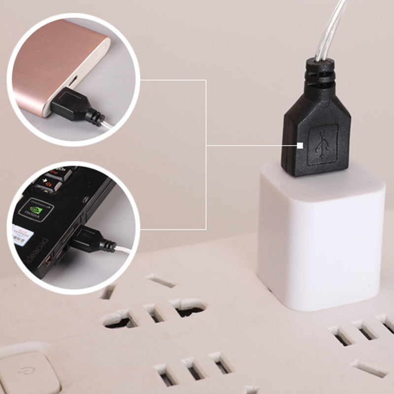 10-Head Living Room Christmas Lamp Decorative LED String Light with Plastic Shade