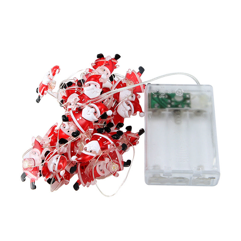 Battery Powered Clear Mini Christmas Light Nordic LED Plastic String Light for Living Room