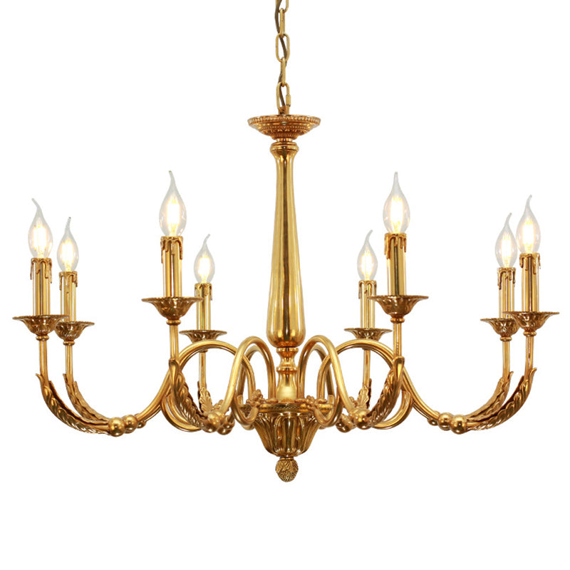 Metal Gold Suspension Lighting Contemporary Ceiling Suspension Lamp for Living Room