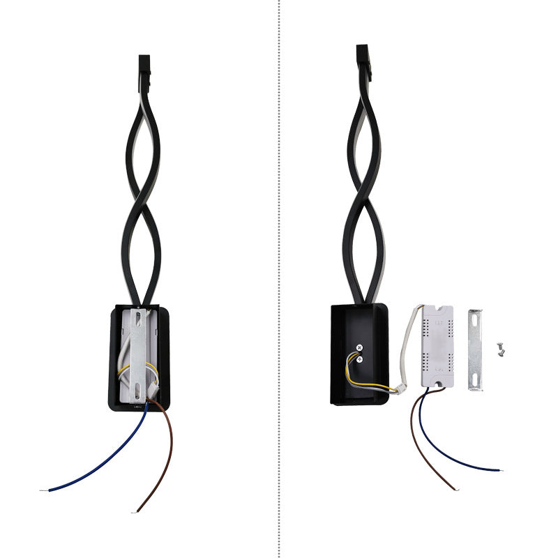 Linear Aluminum Wall Light Minimalism 1-light Wall Sconce for Living Room