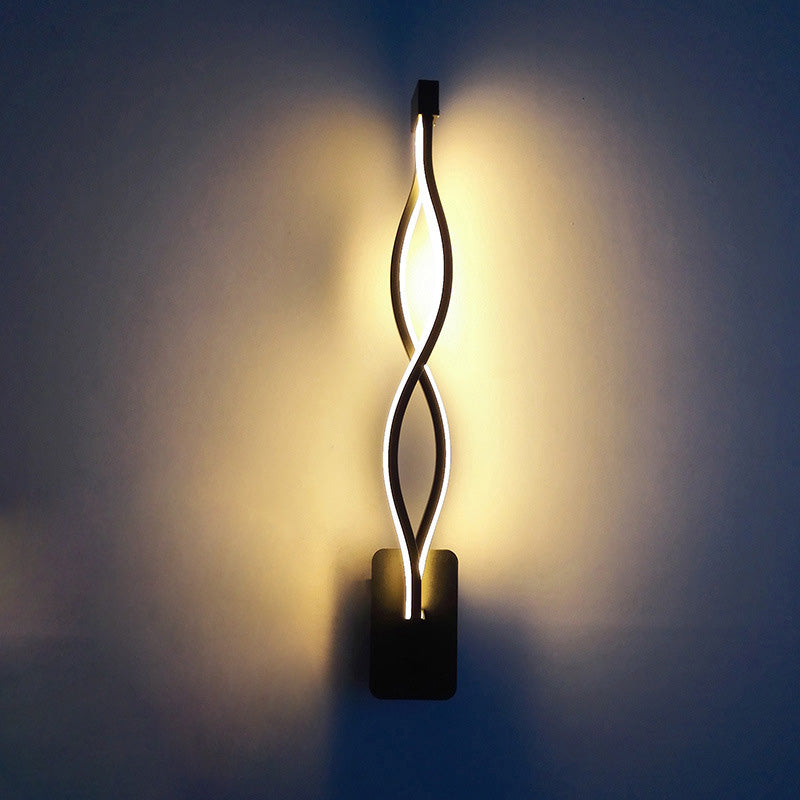 Linear Aluminum Wall Light Minimalism 1-light Wall Sconce for Living Room