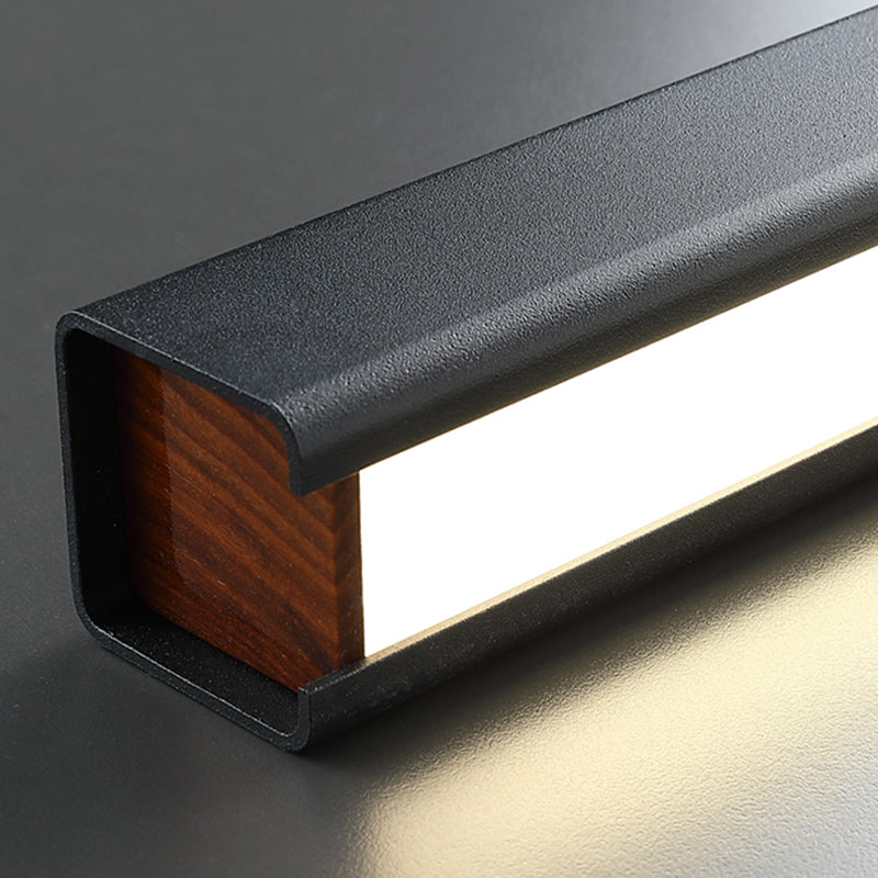 Luz de pared giratoria LED de aluminio en una lámpara de pared acrílica de estilo conciso moderno para dormitorio