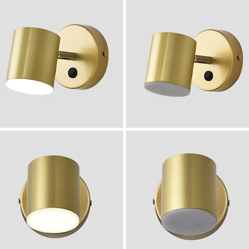 Éclairage mural en acrylique contemporain contemporain à 1 lumière pour chambre à coucher