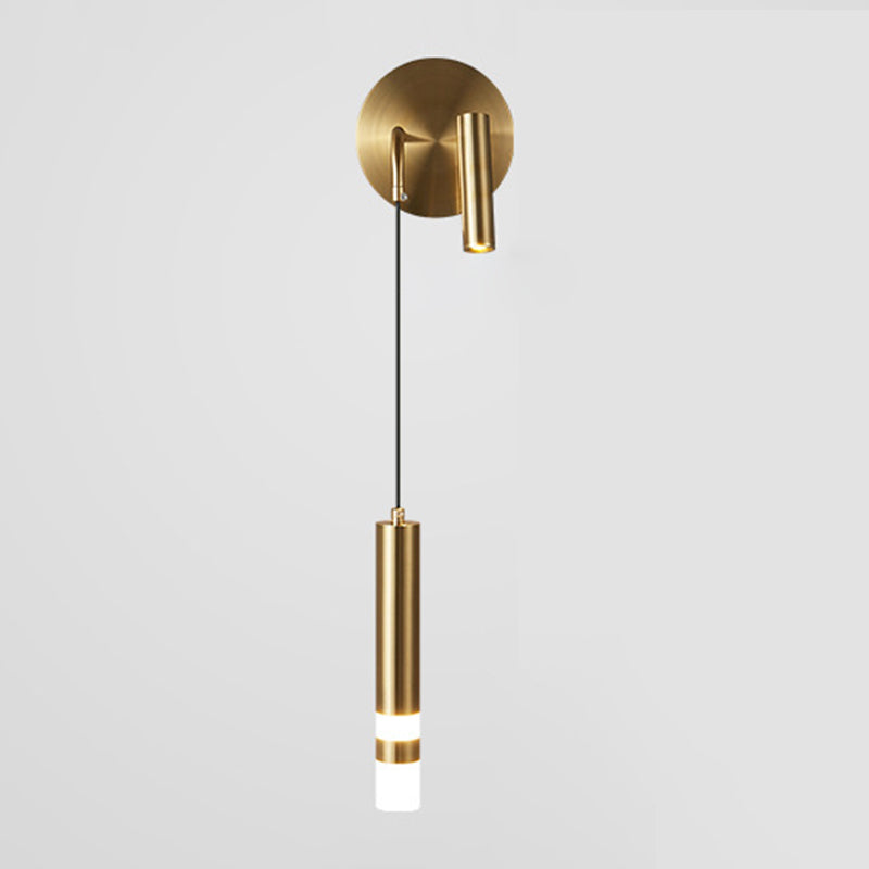 Contemporary Wall Mounted Light Aluminum 2-Light Wall Lamps for Bedroom