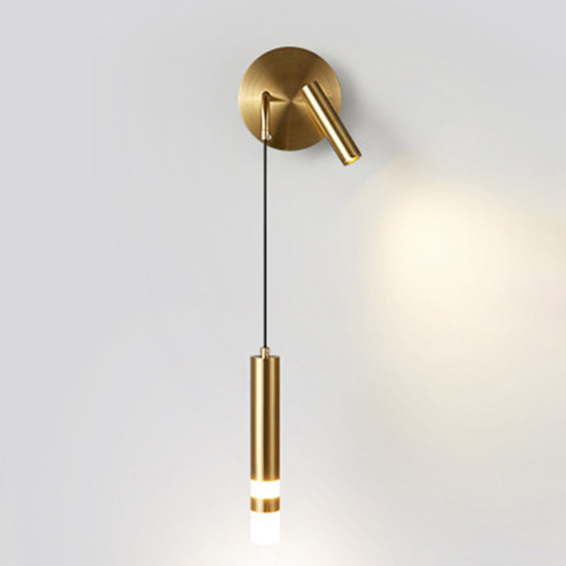 Contemporary Wall Mounted Light Aluminum 2-Light Wall Lamps for Bedroom