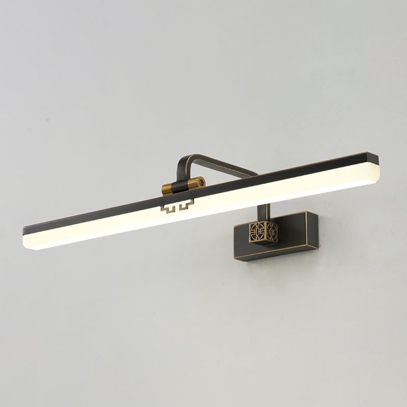 Contemporary Simplicity Linear Vanity Light Fixture Acrylic Wall Lighting Fixtures for Bathroom