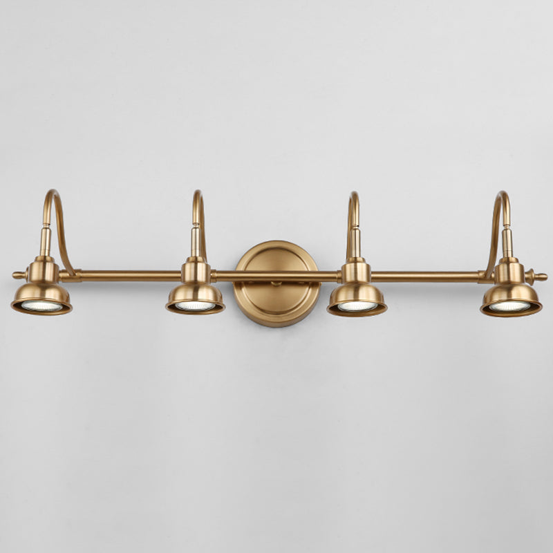 Postmodern Simplicity Bell Vanity Sconce Lights Metallic Wall Mount Light Fixture for Bathroom