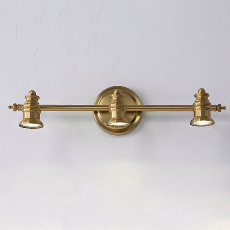 Postmodern Simplicity Bell Vanity Sconce Lights Metallic Wall Mount Light Fixture for Bathroom