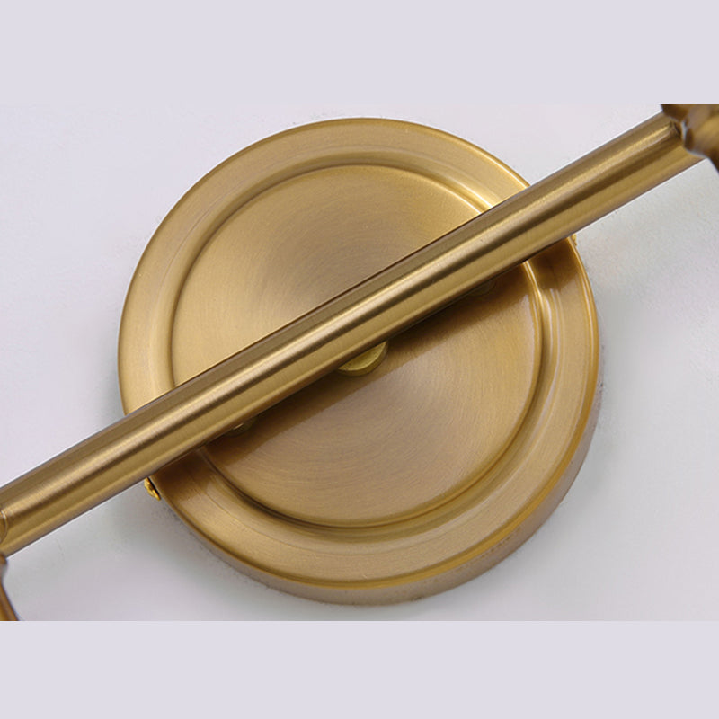 Postmodern Simplicity Bell Vanity Sconce Lights Metallic Wall Mount Light Fixture for Bathroom