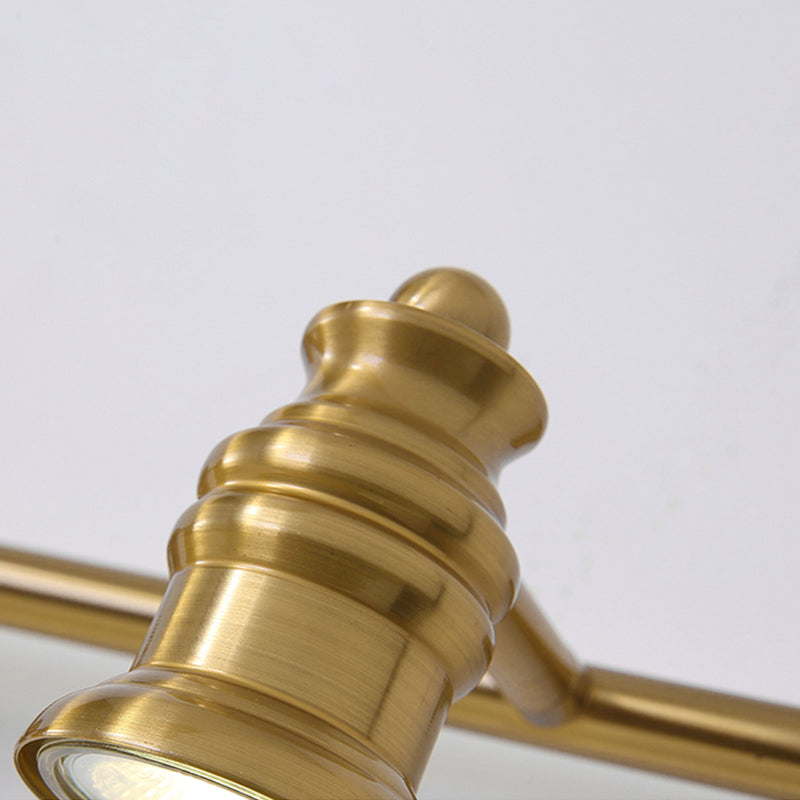 Postmodern Simplicity Bell Vanity Sconce Lights Metallic Wall Mount Light Fixture for Bathroom