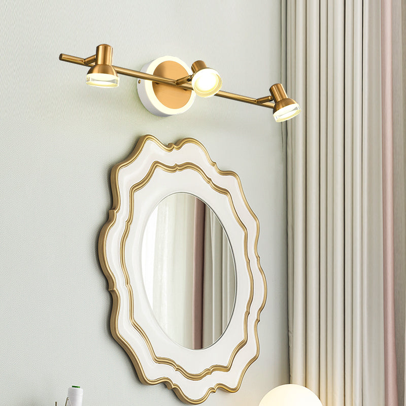 Simplicité postmoderne Bell Vanity Sconce Lights acrylique Mur Moup Light Aymat pour salle de bain