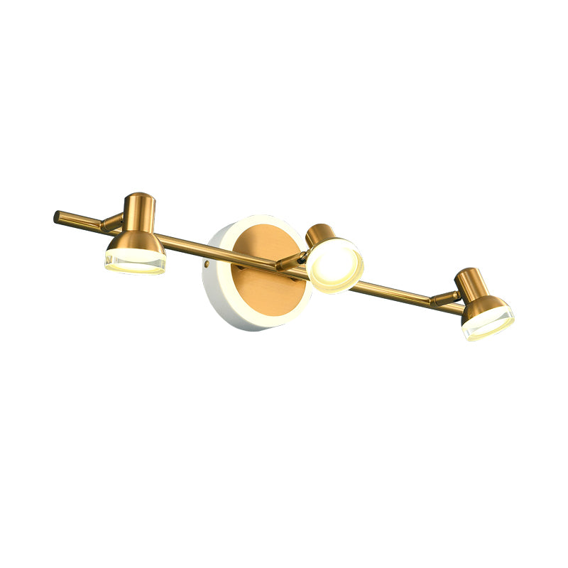 Simplicité postmoderne Bell Vanity Sconce Lights acrylique Mur Moup Light Aymat pour salle de bain