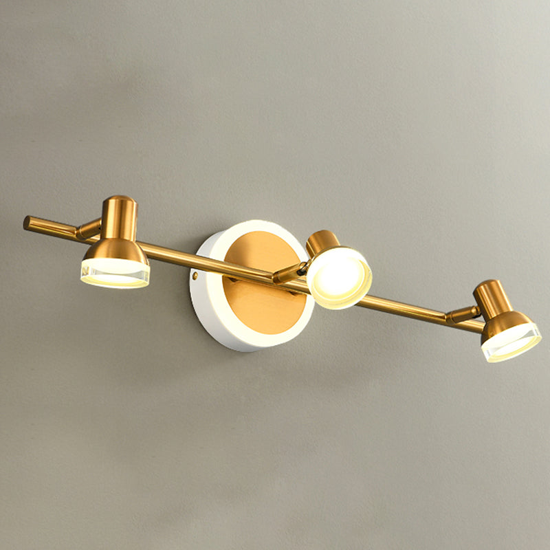 Simplicité postmoderne Bell Vanity Sconce Lights acrylique Mur Moup Light Aymat pour salle de bain