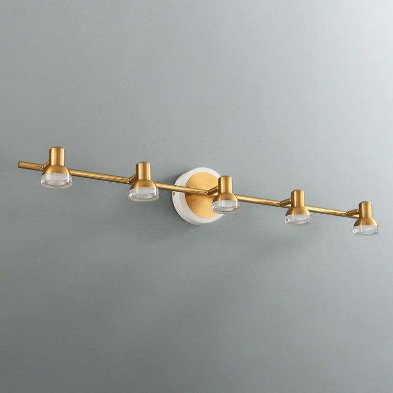 Simplicité postmoderne Bell Vanity Sconce Lights acrylique Mur Moup Light Aymat pour salle de bain