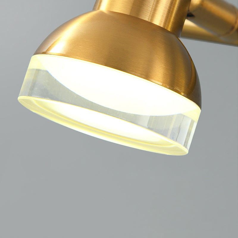 Simplicité postmoderne Bell Vanity Sconce Lights acrylique Mur Moup Light Aymat pour salle de bain