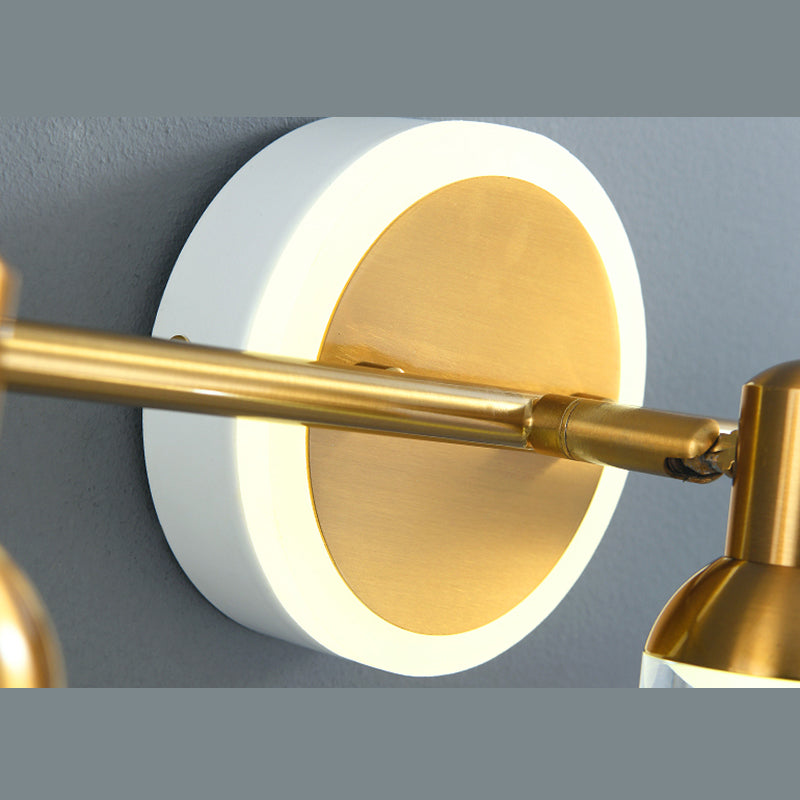 Simplicité postmoderne Bell Vanity Sconce Lights acrylique Mur Moup Light Aymat pour salle de bain