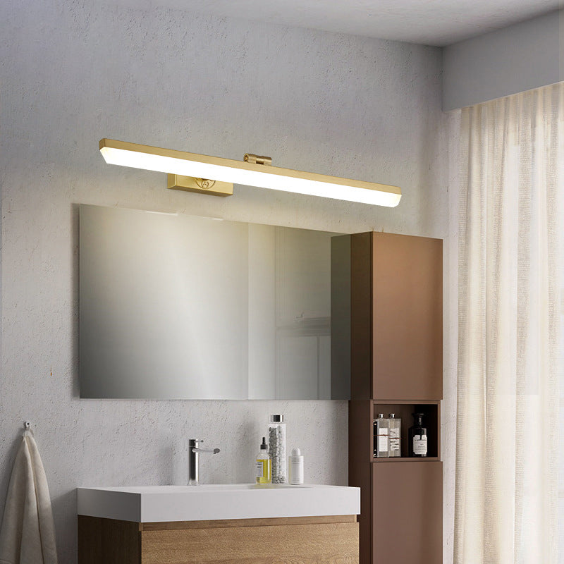 Contemporary Simplicity Linear Vanity Light Fixture Acrylic Wall Lighting Fixtures for Bathroom