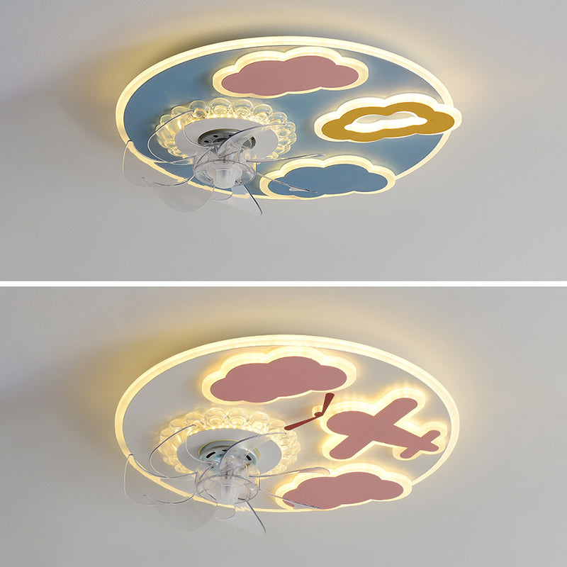 Faretto di nuvole Light Aitura del soffitto Acrilico per bambini LED LED LIETURA