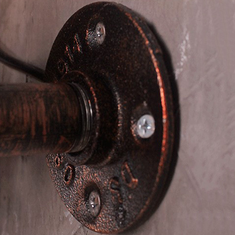 Wall Sconce Lighting Industrial Style Gear Metal Wall Mount Light Fixture in Copper