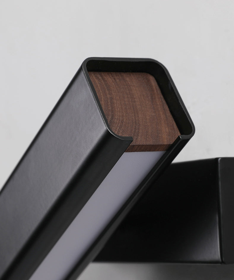 LED MODERNO LED ROTATABLE DEL ALUMINIO DEL ALUMINIO RECTANGULA LUMINACIÓN CON SOMBRA ACRYLIC