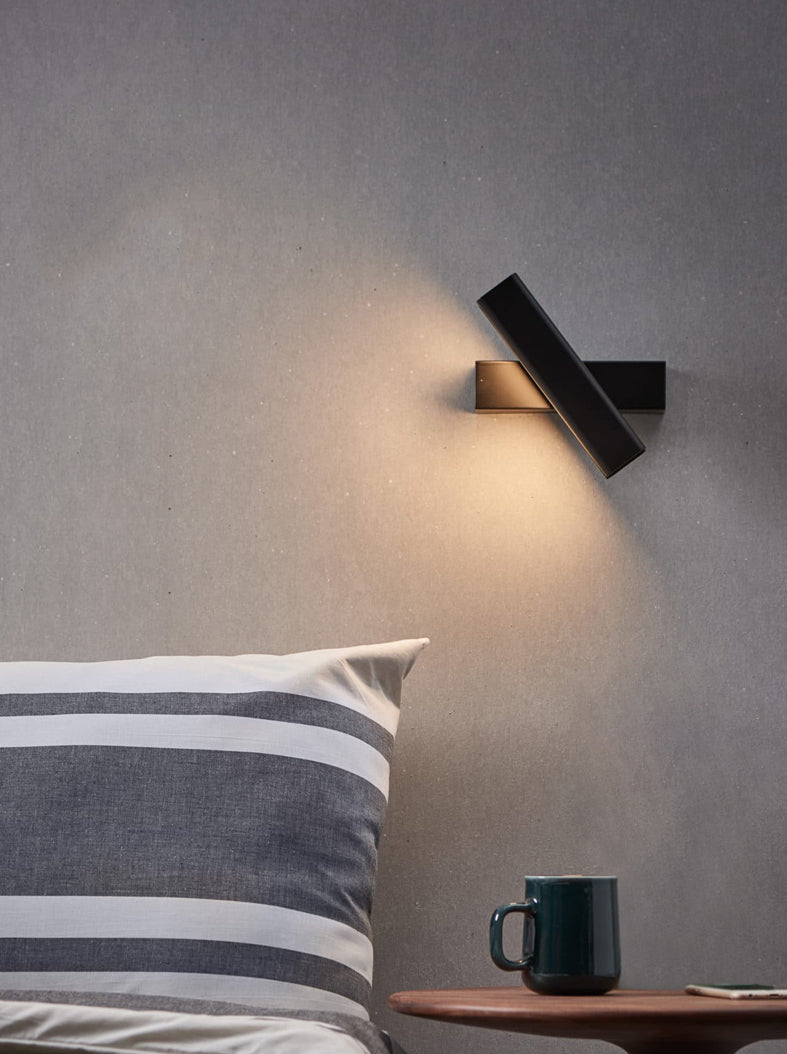 LED MODERNO LED ROTATABLE DEL ALUMINIO DEL ALUMINIO RECTANGULA LUMINACIÓN CON SOMBRA ACRYLIC