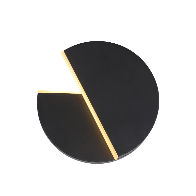 Lampada a parete a LED di ferro nella moderna semplicità acrilica circolare a parete rotabile per gli spazi interni