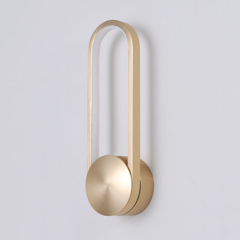 Modern Luxury LED Rotatable Wall Lamp Aluminium Oblong Wall Sconce with Silicone Shade