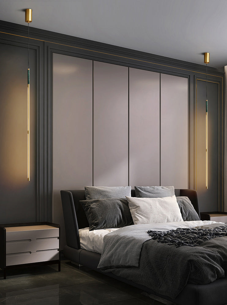 Luce al soffitto a led in marmo minimalista Luce lineare a 1 luce Light Light