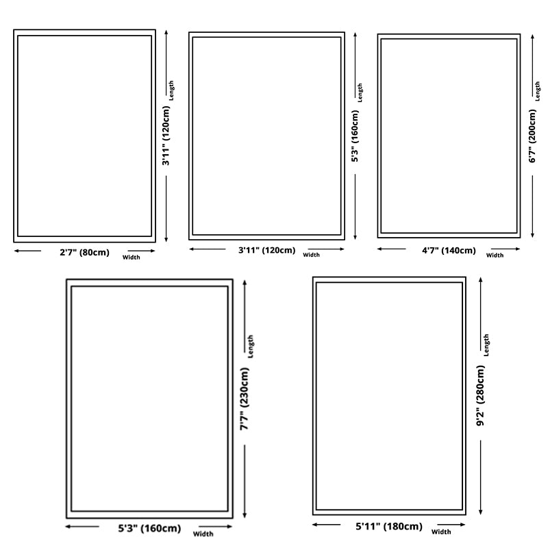 Luxury European Printed Rug Multicolor Polyester Area Carpet Non-Slip Backing Rug for Living Room