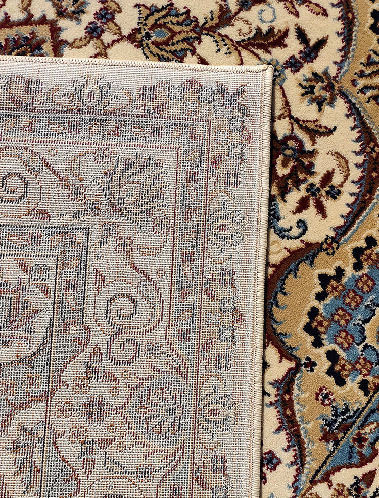 Multicoloe antiek gebied tapijt polyester bloem binnen tapijt anti-slip rugtapijt voor woonkamer