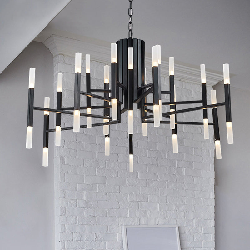 Lámpara de colgante de metal de lámparas de lámpara de lámpara Sputnik para sala de estar para sala de estar