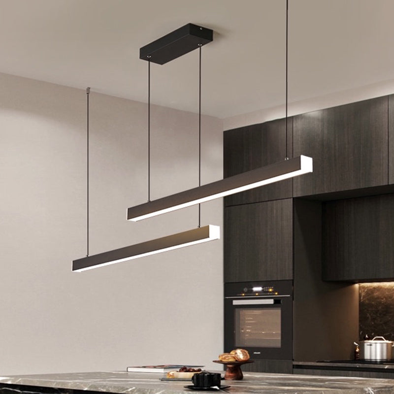 Linear Island Pendant LED New Modern Ceiling Pendant Light for Dining Room