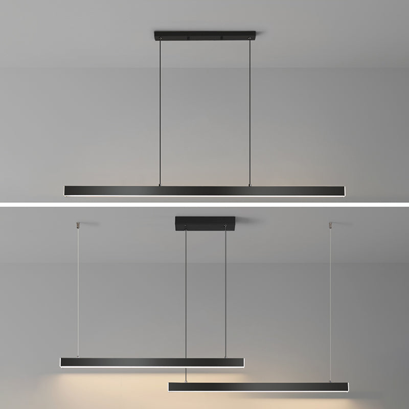 Linear Island Pendant LED New Modern Ceiling Pendant Light for Dining Room