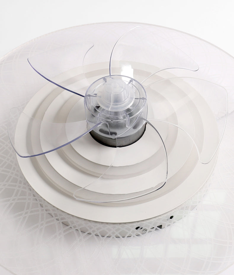 Ventilateur de plafond rigide ultrathin Light Minimaliste LED MINMOSIQUE MONT MONT LEMPER POUR CHAMBRE
