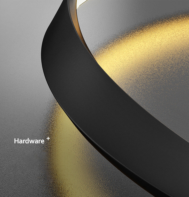 Modern Fashionable Linear LED Hanging Lamp Wrought Iron Indoor Pendant Light with Acrylic Shade