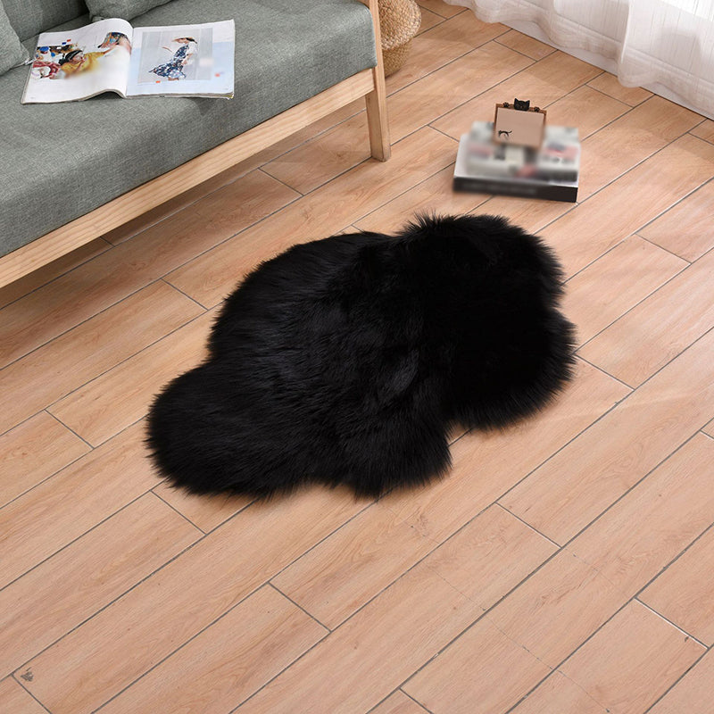 Modern Cloud Carpet Plain Indoor Rug Polyester Non-Slip Backing Shag Rug for Living Room