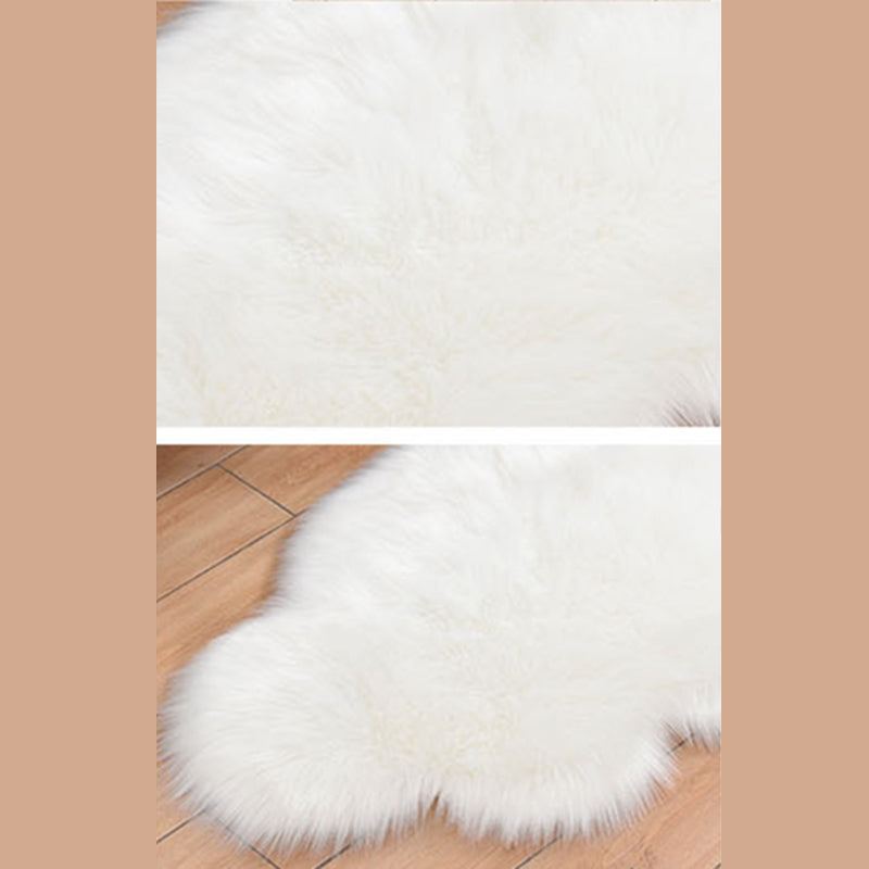 Modern Cloud Carpet Plain Indoor Rug Polyester Non-Slip Backing Shag Rug for Living Room