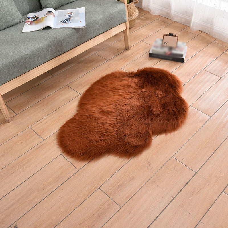 Modern Cloud Carpet Plain Indoor Rug Polyester Non-Slip Backing Shag Rug for Living Room