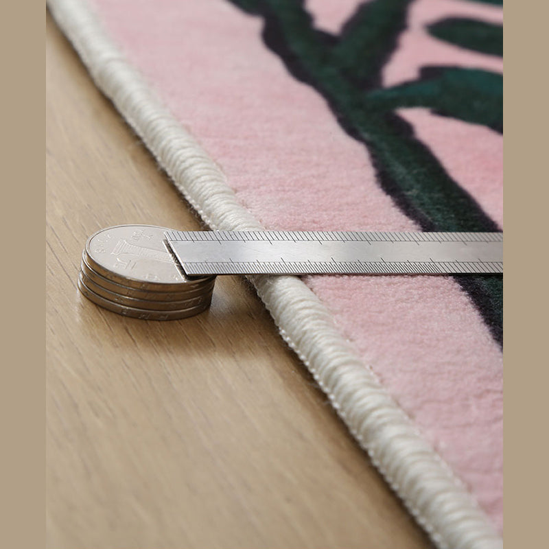 Tapis Boho-Chic Polyester Graffiti Print Intérieur Tapis Pet Friendly Carpet pour le salon