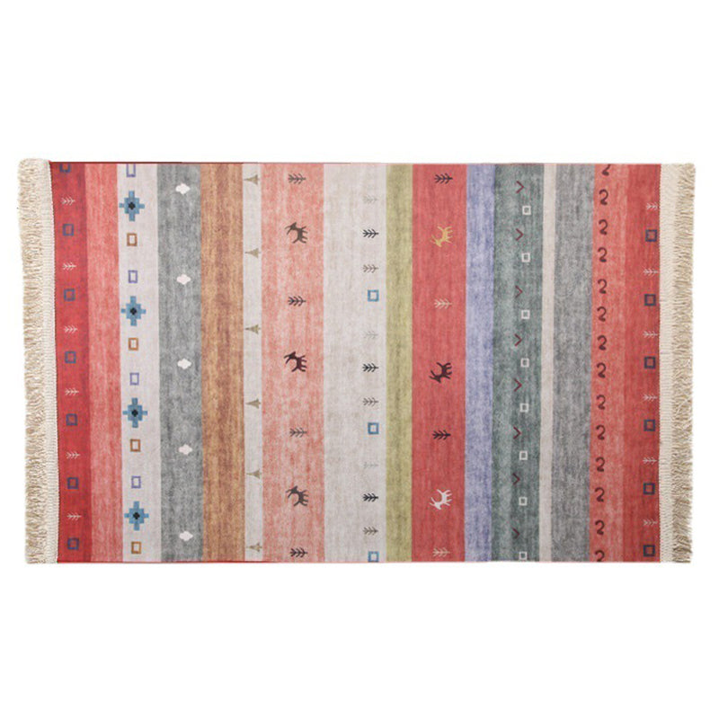 Boheems gebied tapijt polyester medaillon print binnen tapijt vlek resistent tapijt voor woonkamer