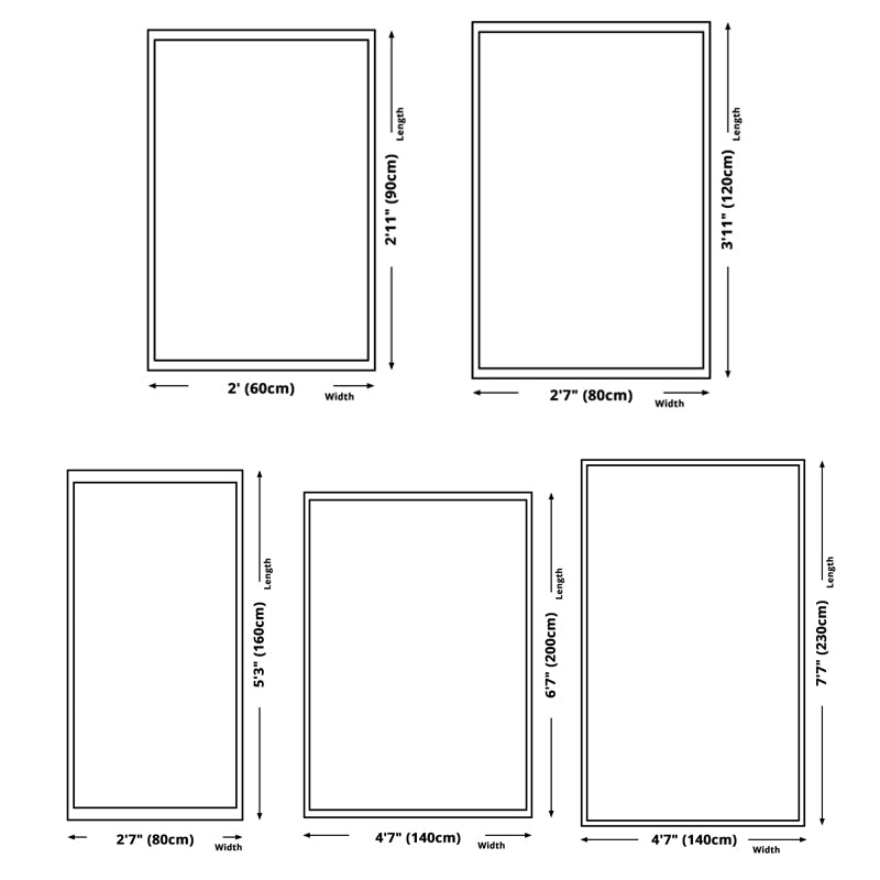 Beige Abstract Print Carpet Polyester Modern Area Rug Non-Slip Rug for Living Room