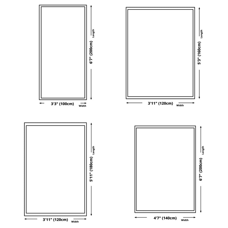 Luxury Geometry Print Carpet Polyester Rug Stain Resistant Area Carpet for Home Decoration