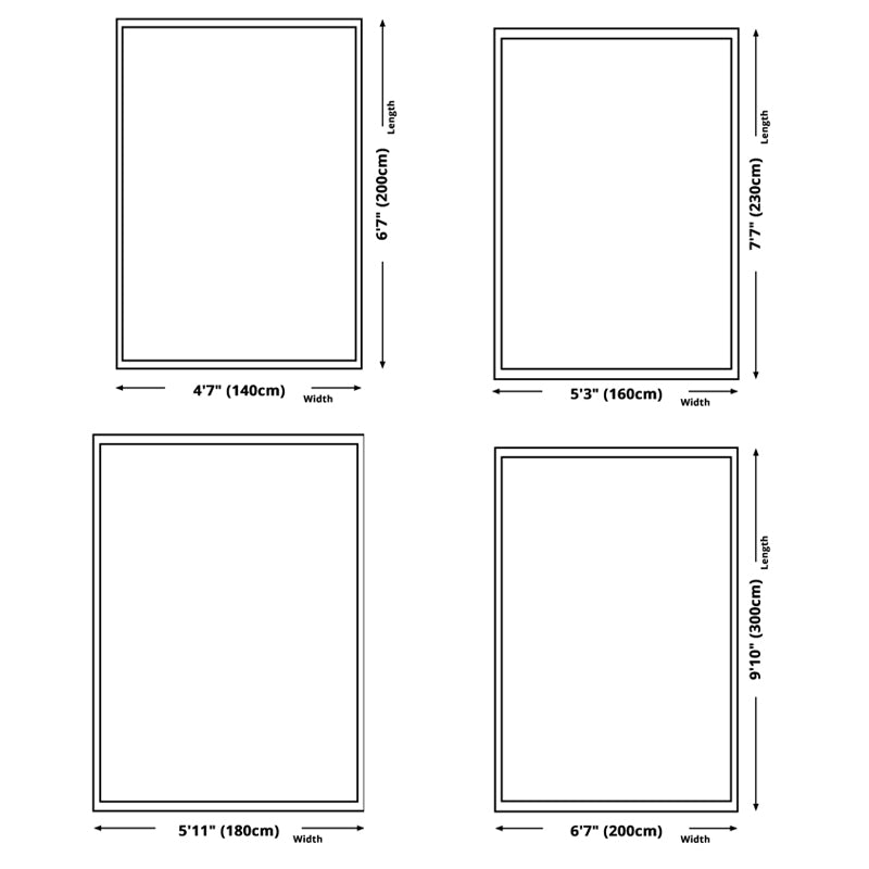 Luxury Geometry Print Carpet Polyester Rug Non-Slip Backing Area Rug for Home Decoration