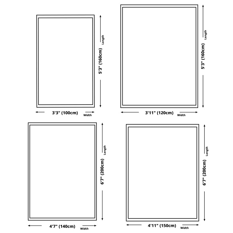 Glam Houndstooth Print Carpet Polyester Area Rug Non-Slip Backing Indoor Carpet for Living Room