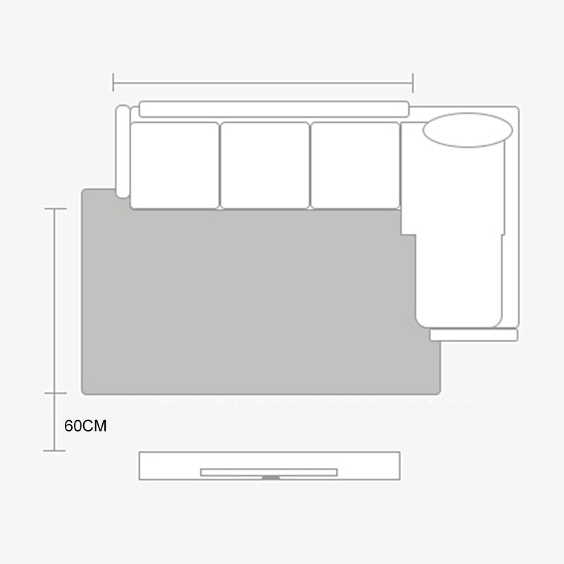 Tapis rose moderne moquette de couleur polyester tapis antidérapant le tapis pour la décoration de la maison