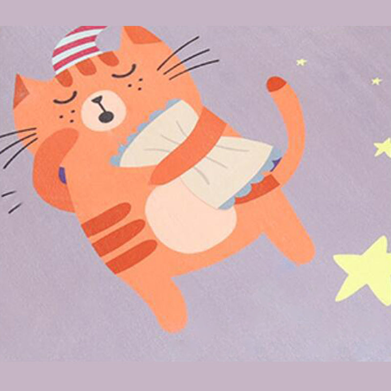 Trendy Game Controller Pattern Carpet Polyester Rug Stain Resistant Area Carpet for Living Room