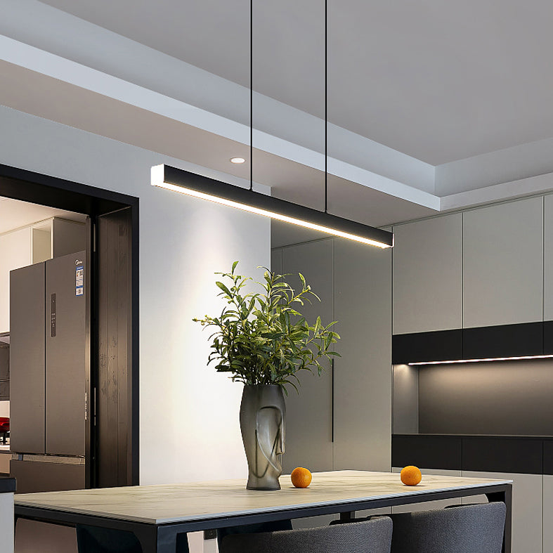 Linear Island Pendant LED New Modern Ceiling Pendant Light for Dining Room